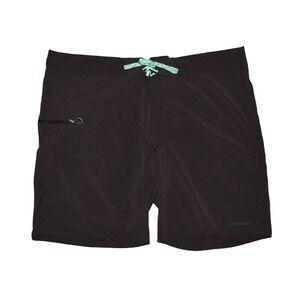 PATAGONIA $79 Stretch Planing 9" Board Shorts Solid Black Men's 40